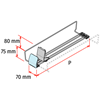 Picture of PROXI ON SHELF WIRE (narrow module / inclined stopper / low pusher / low force)