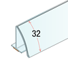 Picture of RAIL WITH ROUND POCKET FRONT - to place on the shelf
