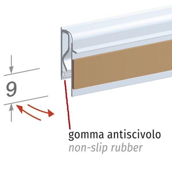 Imagen de SOPORTE BASCULANTE ADHESIVO CON PINZA PARA DISPLAYS