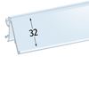 Image sur PORTE ETIQUETTE INCLINABLE POUR INTRAC IMZ25 (année 2013) - ETIQUETTE H.MAX 32 MM - sans ongle