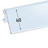 Image sur PORTE ETIQUETTE INCLINABLE POUR INTRAC IMZ25 (année 2013) - ETIQUETTE H.MAX 40 MM - sans ongle
