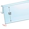 Immagine di PORTAPREZZO BASCULANTE PER RIPIANI COSTAN (cursore stondato) - ETICHETTA H.MAX 52 MM