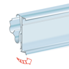 Immagine di PROFILO BASCULANTE PER TEGOMETALL, LINDE, STOREBEST per Pricer
