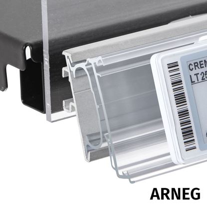 Immagine di PROFILO BASCULANTE PER BANCO REFRIGERATO ARNEG H.32 MM per Pricer