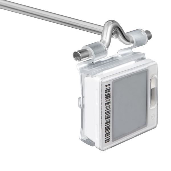 Image sur  PORTE-ÉTIQUETTE PIVOTANTE POUR CROCHETS, ENCOCHE 22 MM pour Pricer,