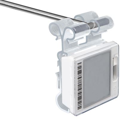 Image de  PORTE-ÉTIQUETTE PIVOTANTE UNIVERSELLE POUR CROCHETS (2 INCLINAISON), ENCOCHE 11 MM pour Pricer