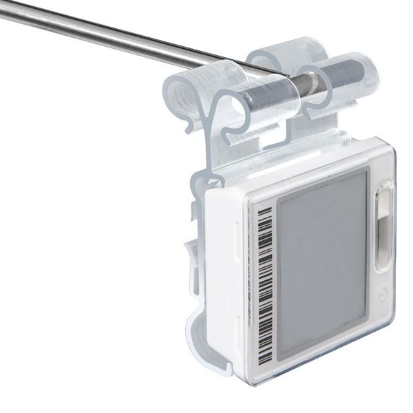 Image sur  PORTE-ÉTIQUETTE PIVOTANTE UNIVERSELLE POUR CROCHETS (2 INCLINAISON), ENCOCHE 11 MM pour Pricer