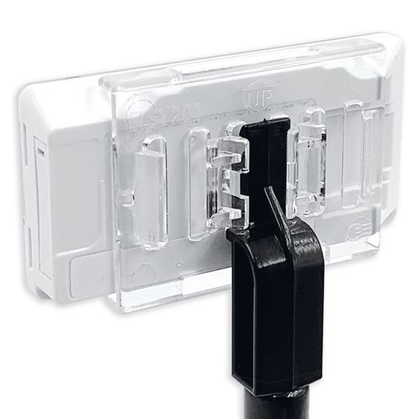 Immagine di PORTA ETICHETTA CON SLITTE DA 9 MM per Pricer