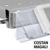 Immagine di PROFILO BASCULANTE PER BANCHI ARNEG H. 26 MM, COSTAN, LINDE E CURSORI A "C" per Hanshow STELLAR Pro