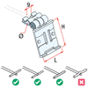Image sur PORTE-ÉTIQUETTE POUR CROCHETS, 4 POSITIONS (GLISSE 12 MM) pour Hanshow STELLAR Pro
