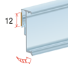 Picture of UNIVERSAL FLIP-UP PROFILE for Pricer