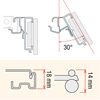 Image sur PROFIL PIVOTANT POUR CEFLA SYSTEM10 ET WIREPLUS pour SES-imagotag VUSION