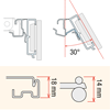 Image sur PROFIL PIVOTANT POUR CEFLA SYSTEM10 ET WIREPLUS pour VUSION