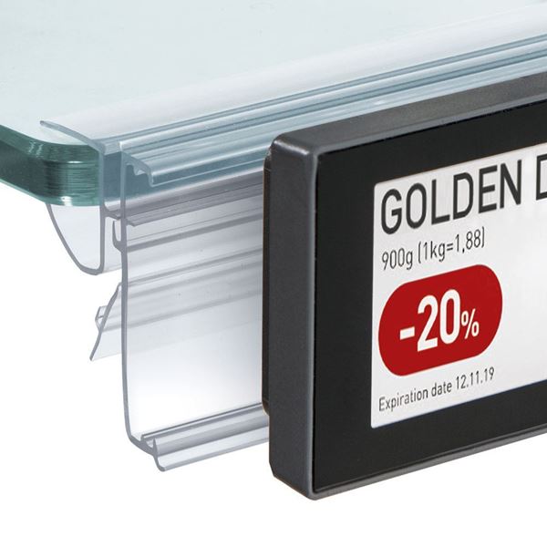 Picture of FLIP-UP PROFILE FOR GLASS SHELVES OR WIRE BINS for SOLUM Newton
