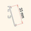 Picture of FLIP-UP PROFILE FOR COOLERS AND FREEZERS ARNEG H.32 MM for SOLUM Newton