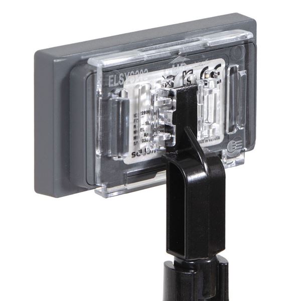 Immagine di PORTA ETICHETTA CON SLITTE DA 9 MM per SOLUM Newton