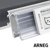 Immagine di PROFILO BASCULANTE PER BANCO REFRIGERATO ARNEG H.32 MM per LG Innotek