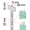 Picture of WHITE STRIP FOR BLISTER PACKS - 2 functions