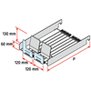 Image sur PROXI CROSSBAR FINGER SOLUTIONS (module double large / "doigt" + basse butée / chevalet haut / force moyenne)