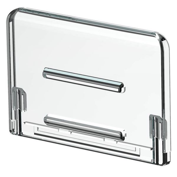 Imagen de Tope H.80 mm por PROXI con guías para portaprecios (módulo ancho)