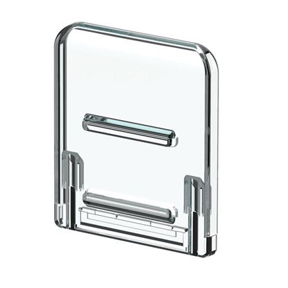 Imagen de Tope H.80 mm por PROXI con guías para portaprecios (módulo estrecho)