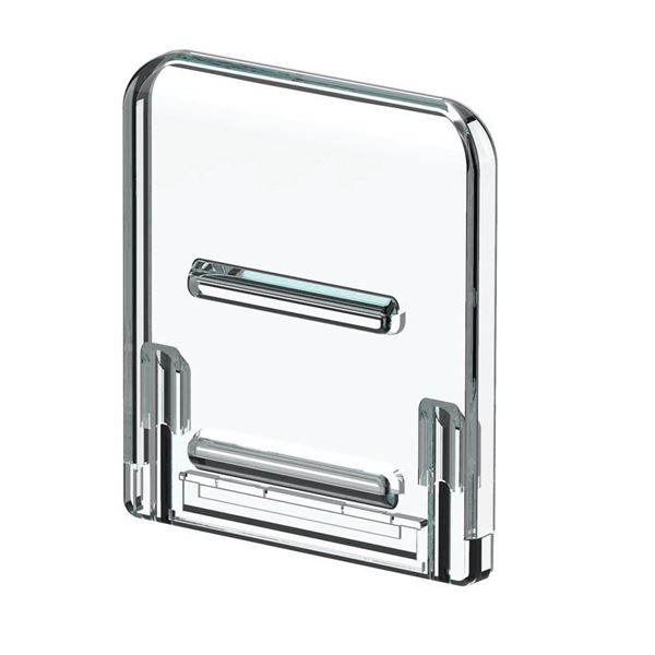 Imagen de Tope H.80 mm por PROXI con guías para portaprecios (módulo estrecho)