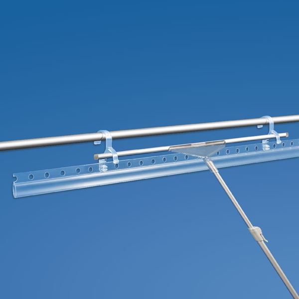 Immagine di PROFILO POSTER PERFORATO CON 2 GANCI EASY LIFT