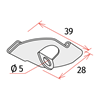 Immagine di CLIP IN METALLO PER CONTROSOFFITTO