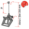 Immagine di PINZA SNODABILE CON ATTACCO NEMO per Solum 7,5"
