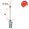 Image sur PINCE UNICLIPPER® ON DOUBLE FIXATION À GLISSIÈRE MONO/DOUBLE FACE pour Solum 8,2"