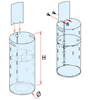Immagine di ESPOSITORE CILINDRICO anti-shock smontabile