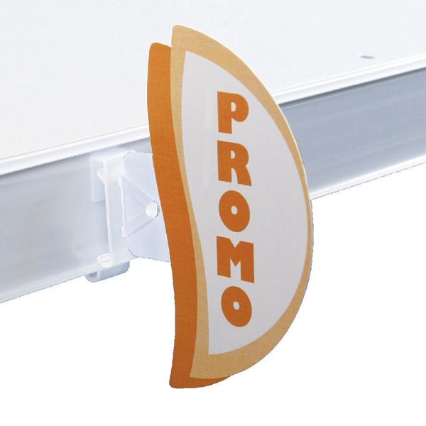 Immagine di CLIP PORTA MESSAGGIO PER CURSORI SCANNER H. 32-40 MM