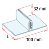 Immagine di GRIPPER ADESIVO A “T” - BASE 100 MM