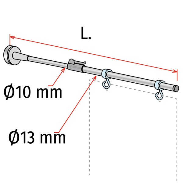 Immagine di TELESCOPICO MAGNETICO - ATTACCO VERTICALE