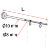 Immagine di TELESCOPICO MAGNETICO SLIM - ATTACCO VERTICALE