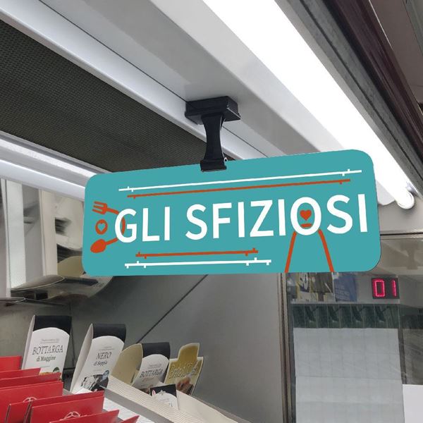 Immagine di SUPPORTO MAGNETICO PER PANNELLO MERCEOLOGICO