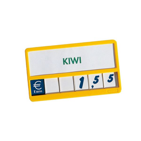 Immagine di PORTAPREZZI SLIM (125X70 MM) - senza protezione trasparente