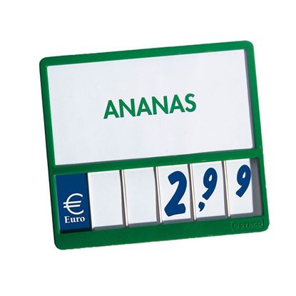 Imagen de PORTAPRECIOS SLIM (140X125 MM) - sin protección transparente