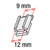 Immagine di ADATTATORE CONVERTITORE - femmina (12 mm) / maschio (9 mm)