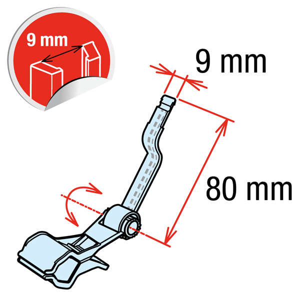 Imagen de PINZA CON BRAZO ARTICULABLE