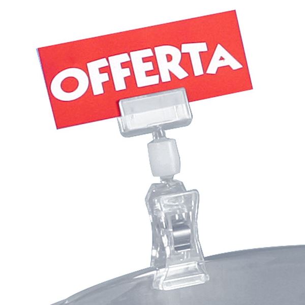 Immagine di PORTA MESSAGGIO (25 MM) CON PINZA PICCOLA