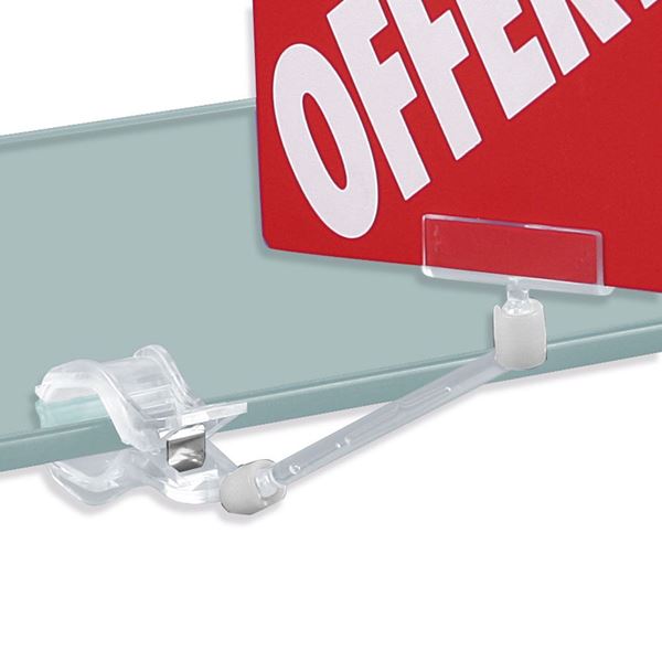 Immagine di PORTA MESSAGGIO (50 MM) CON PINZA MEDIA CON GOMMA ANTISDRUCCIOLO