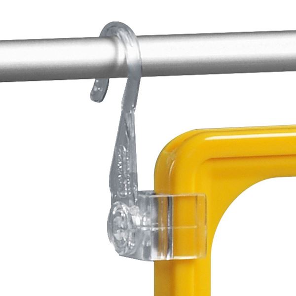 Immagine di COPPIA DI GANCI BASCULANTI PER TUBO Ømax 10 MM