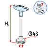 Picture of MAGNETIC STAND - WITH STEM - 7 KG