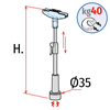 Picture of EXTENDABLE MAGNETIC STAND - 40 KG