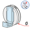 Picture of MAGNETIC FRONTAL DISPLAY CLIP - 7 KG