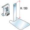 Imagen de Plantilla H 130 mm y portaetiquetas universal inclinable