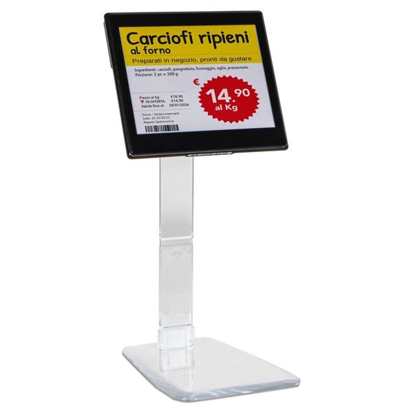 Imagen de Soporte de 100 y 150 mm y soporte universal inclinable para etiquetas