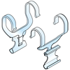 Picture of "One sided" UNI·ONE double hook for max Ø 22 mm