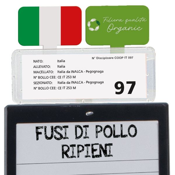Immagine di PORTA TARGA DI PRODOTTO E/O PROMOZIONE E PORTA ETICHETTA UNIVERSALE